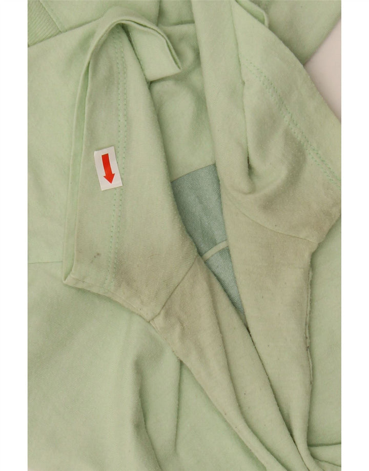 THE NORTH FACE Womens Graphic T-Shirt Top UK 14 Medium Green Polyester