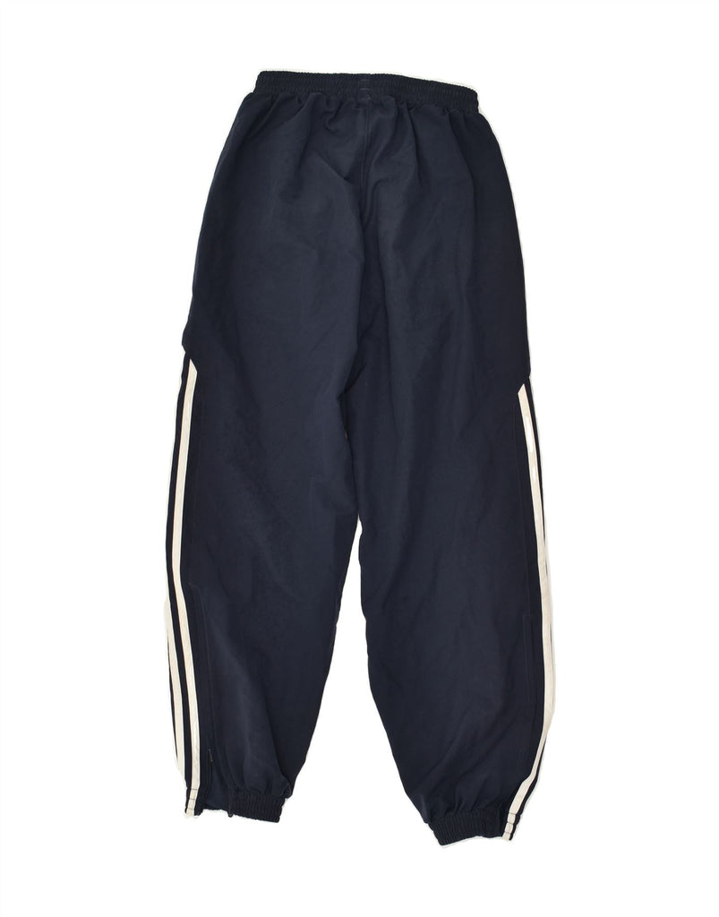 ADIDAS Mens Tracksuit Trousers Joggers UK 28 Small Navy Blue Polyester | Vintage Adidas | Thrift | Second-Hand Adidas | Used Clothing | Messina Hembry 