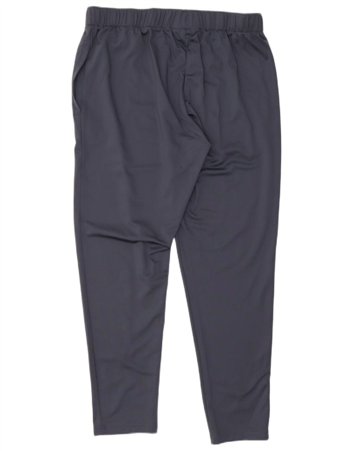 Under Armour Mens Tracksuit Trousers XL Navy Blue Polyester