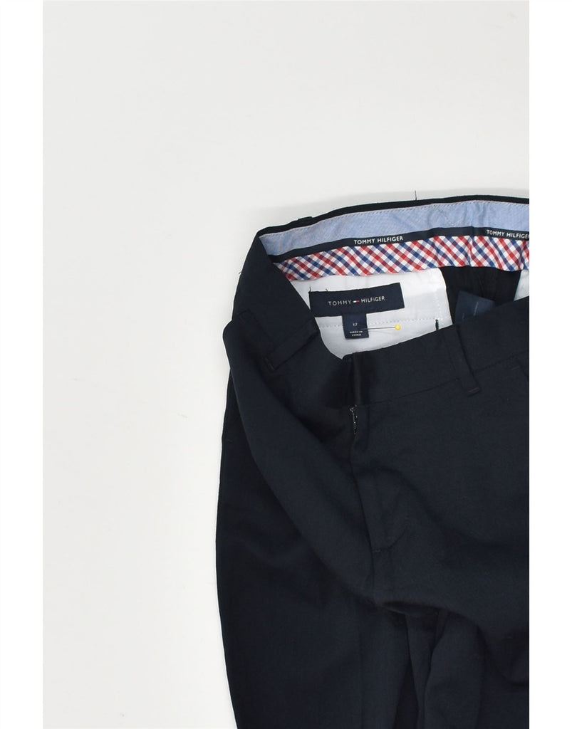 TOMMY HILFIGER Boys Casual Trousers 11-12 Years W24 L25  Navy Blue | Vintage Tommy Hilfiger | Thrift | Second-Hand Tommy Hilfiger | Used Clothing | Messina Hembry 