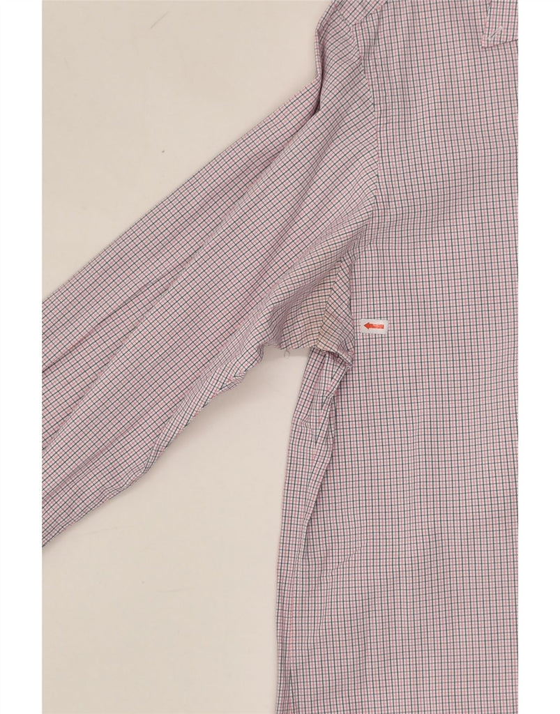 POLO RALPH LAUREN Mens Custom Fit Shirt Size 16 1/2 42 Large Pink Check | Vintage Polo Ralph Lauren | Thrift | Second-Hand Polo Ralph Lauren | Used Clothing | Messina Hembry 