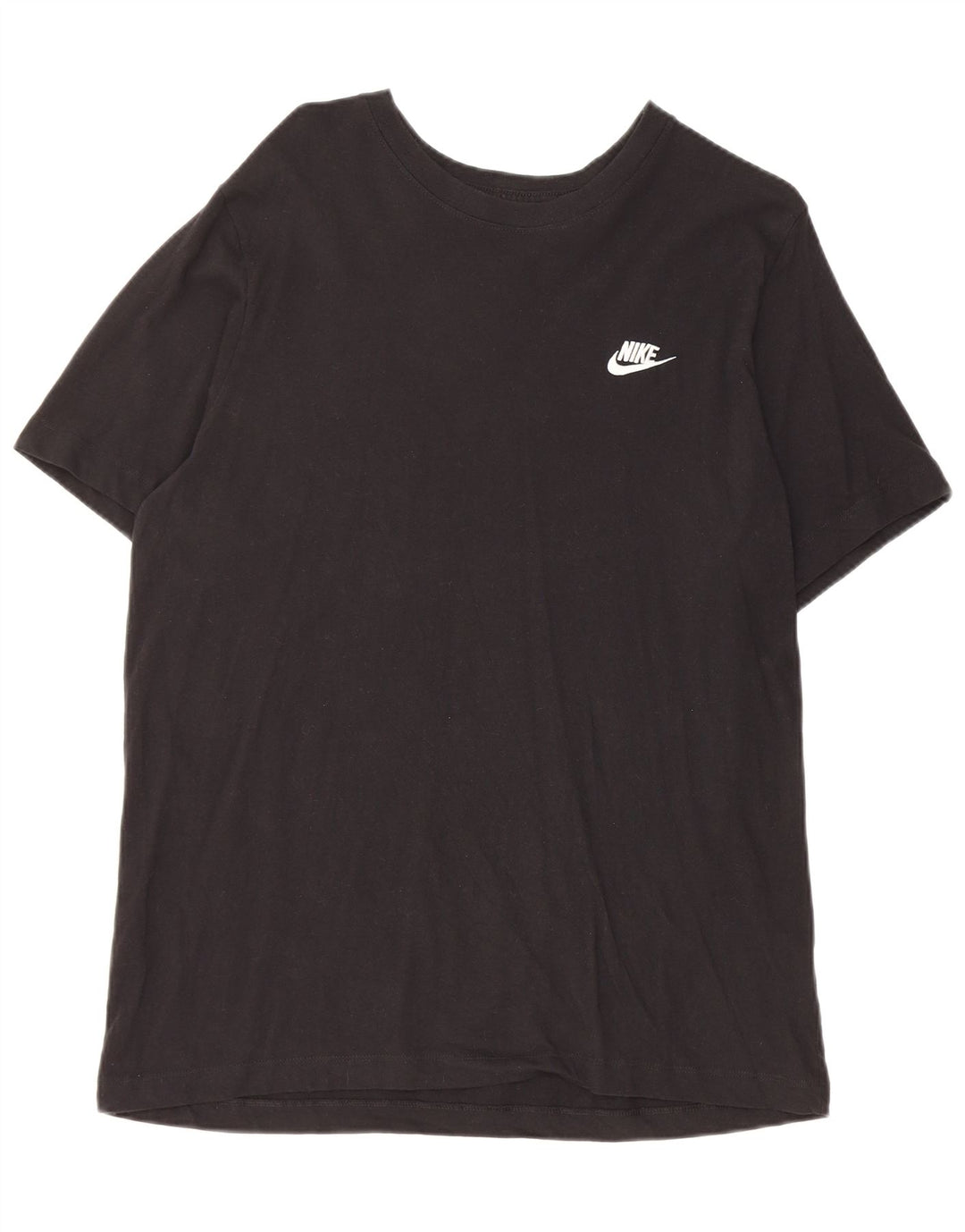 Nike Mens T-Shirt Top Large Black Cotton