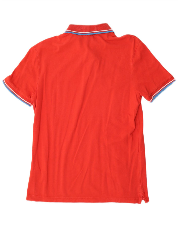 Diadora Mens Polo Shirt Large Red Cotton