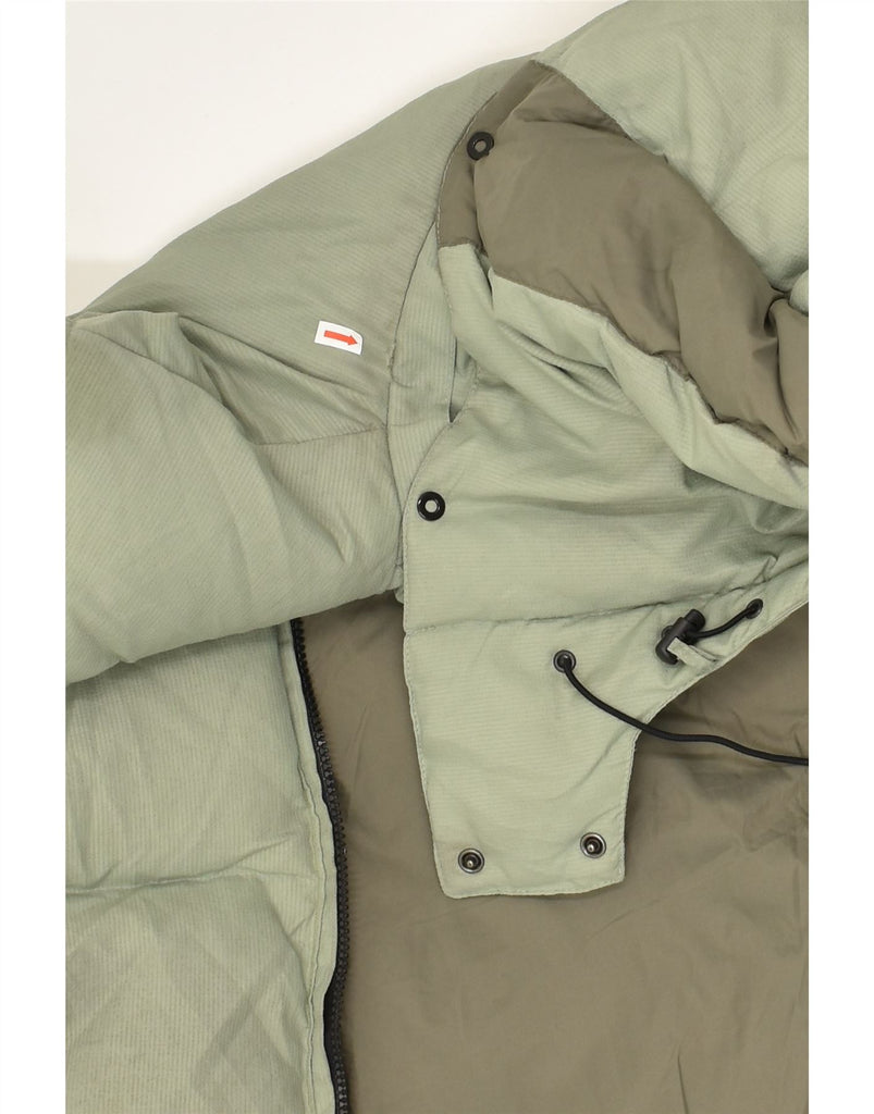 FILA Mens Hooded Padded Jacket UK 40 Large Khaki Polyamide | Vintage Fila | Thrift | Second-Hand Fila | Used Clothing | Messina Hembry 