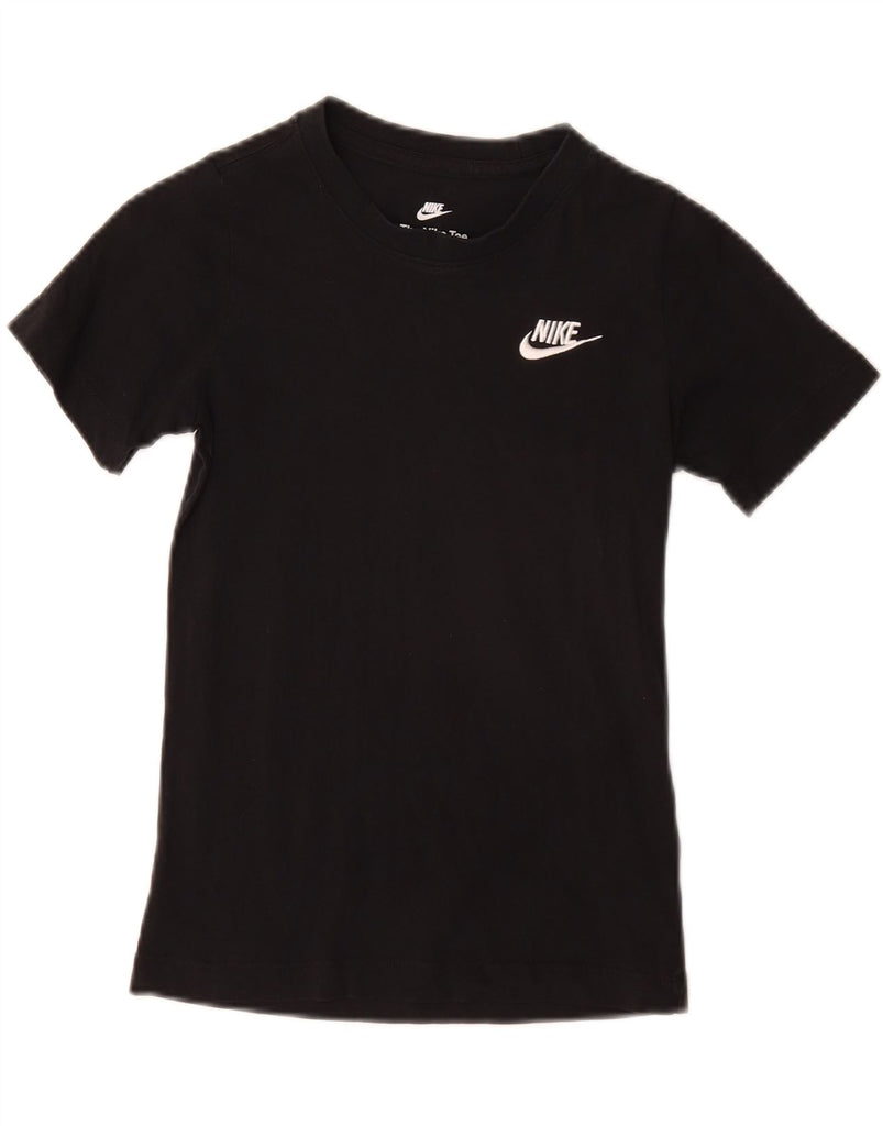 NIKE Boys T-Shirt Top 8-9 Years Small Black Cotton Vintage Nike and Second-Hand Nike from Messina Hembry 