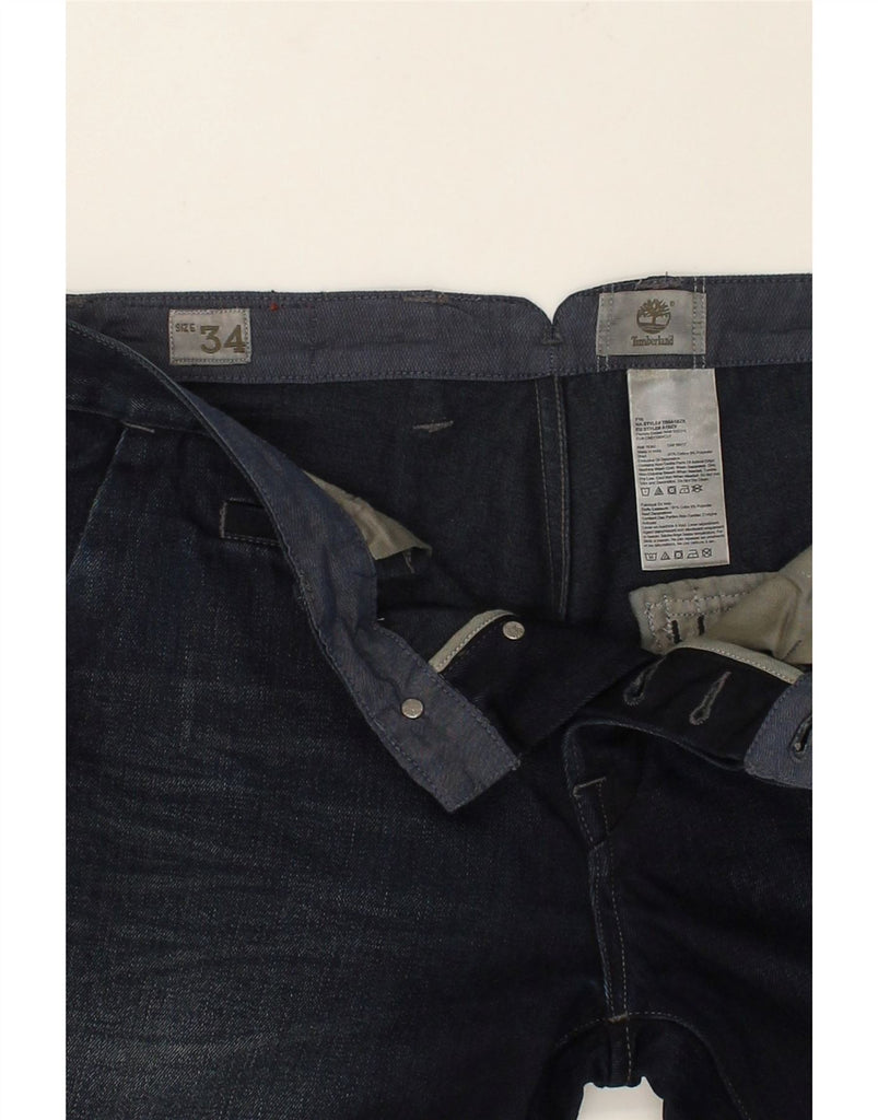 TIMBERLAND Mens Slim Jeans W34 L30 Navy Blue Cotton | Vintage Timberland | Thrift | Second-Hand Timberland | Used Clothing | Messina Hembry 