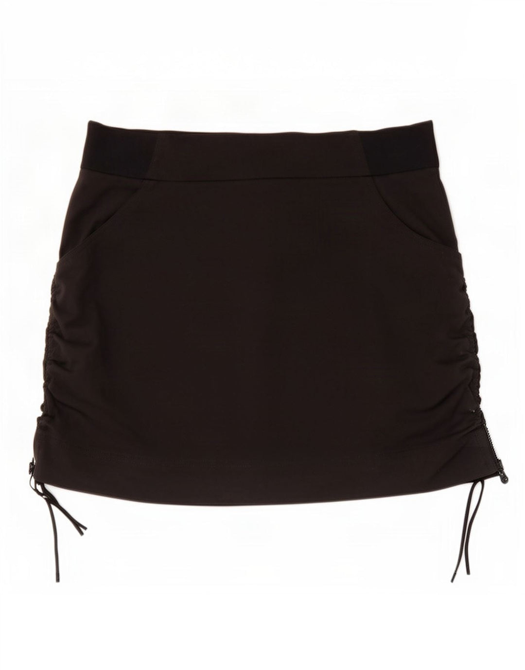 Columbia Womens Mini Skirt Large W34 Black Nylon
