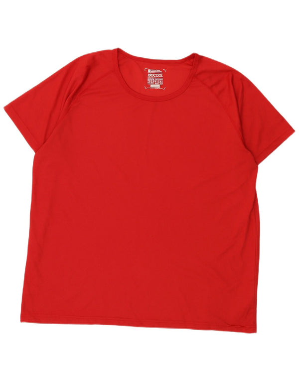 Mountain Warehouse Mens IsoCool T-Shirt Top 3XL Red Polyester