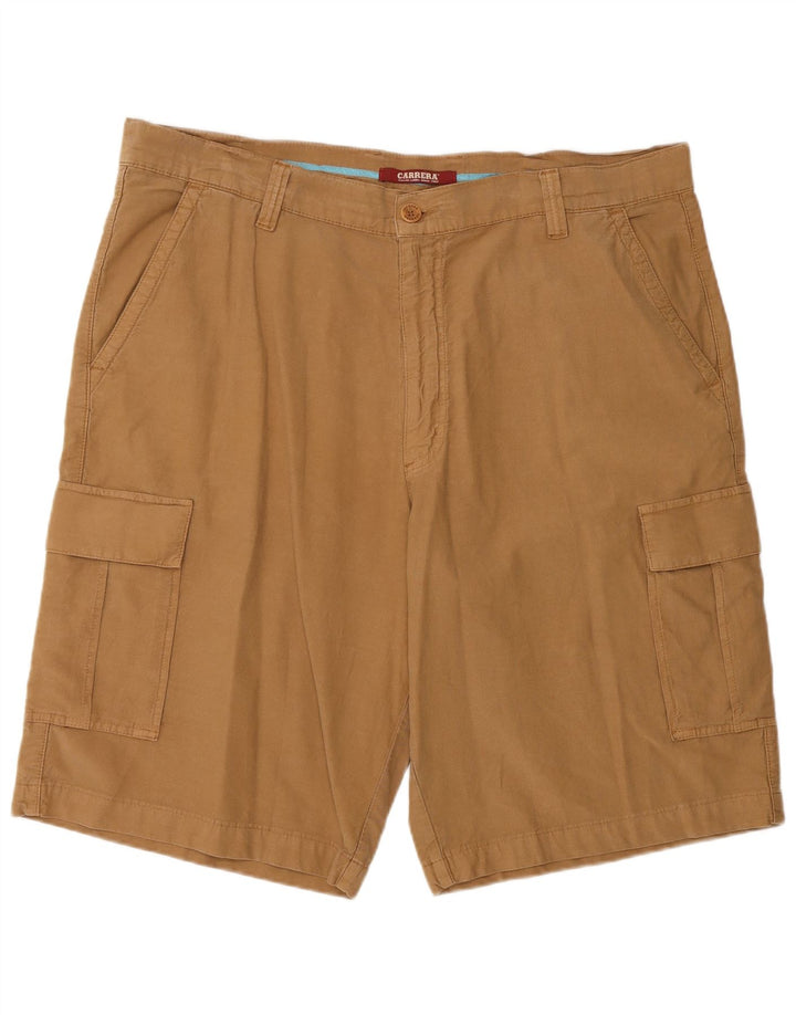 Carrera Mens Cargo Shorts IT 56 3XL W40  Beige Cotton