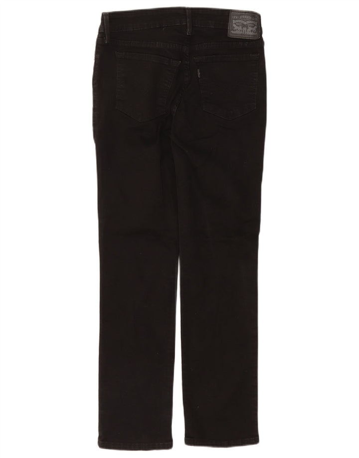 Levi's Womens 712 Slim Jeans W27 L28 Black Cotton