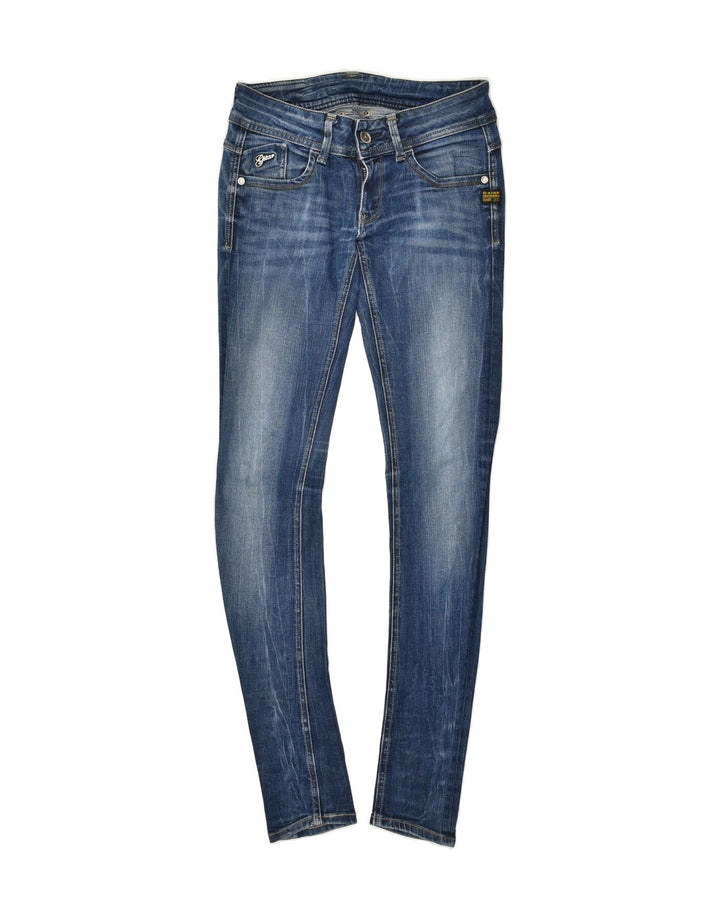 G-STAR Womens Skinny Jeans W26 L32 Blue | Vintage G-Star | Thrift | Second-Hand G-Star | Used Clothing | Messina Hembry 