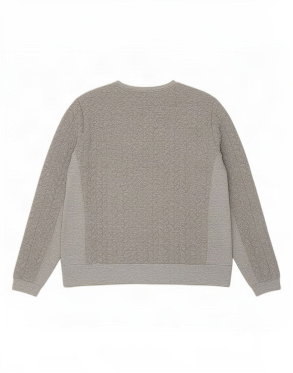 Zara Womens Sweatshirt Jumper UK 14 Medium Grey