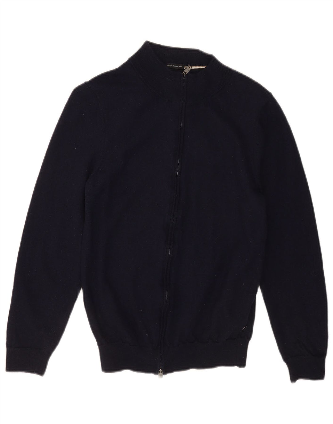 Hugo Boss Womens Cardigan Sweater UK 12 Medium Navy Blue Virgin Wool