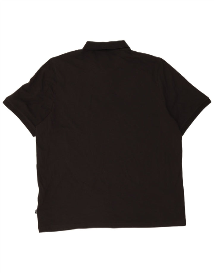 PUMA Mens Polo Shirt XL Black Cotton