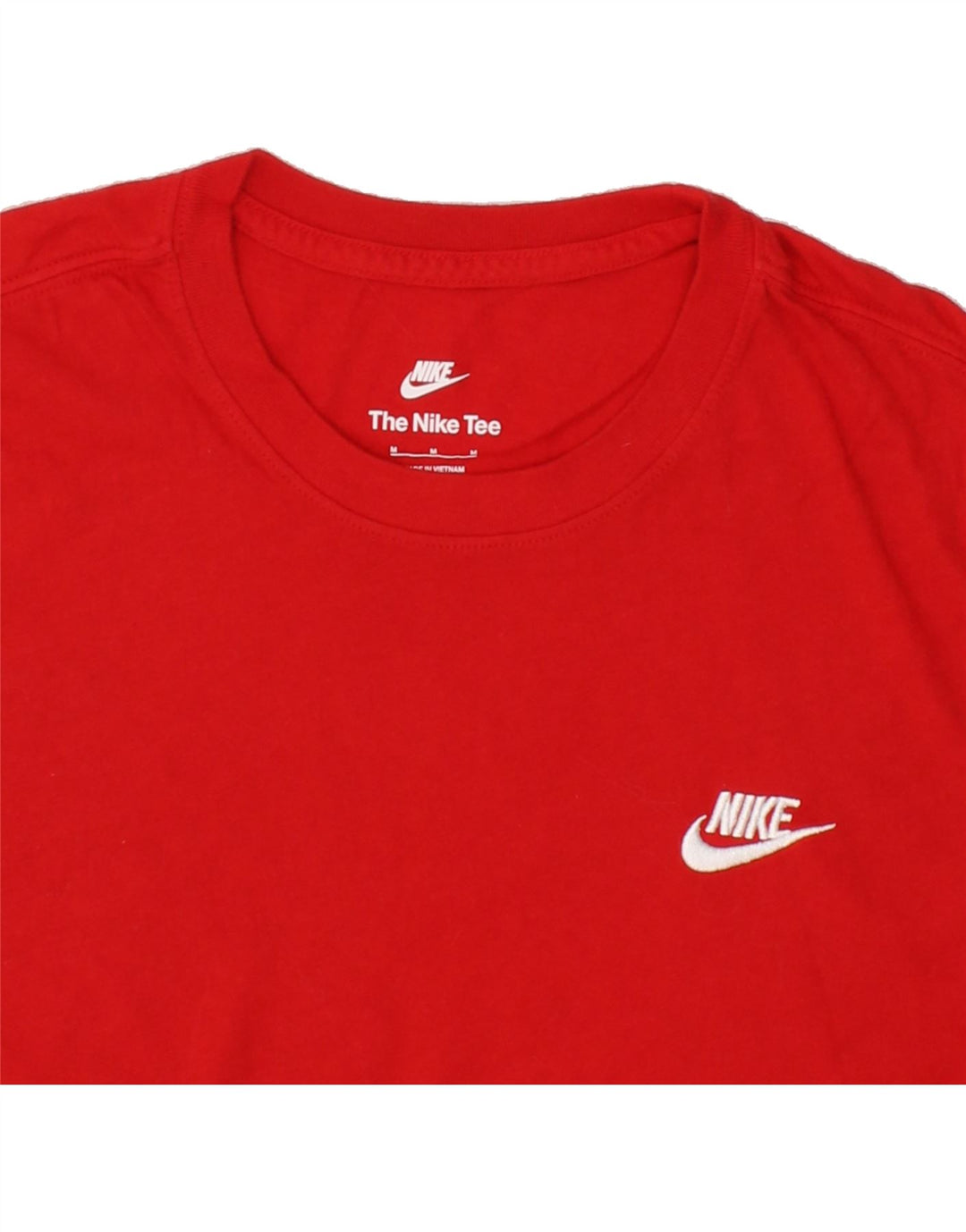 NIKE Mens T-Shirt Top Medium Red Cotton Vintage Nike and Second-Hand Nike from Messina Hembry 