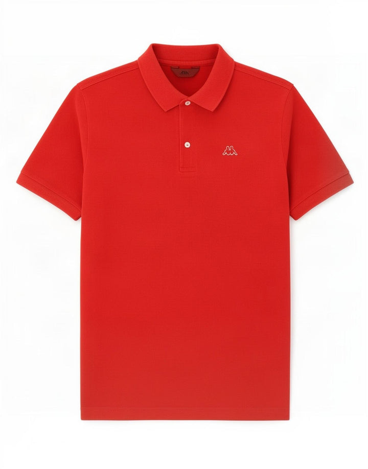 Kappa Mens Polo Shirt Medium Red Cotton