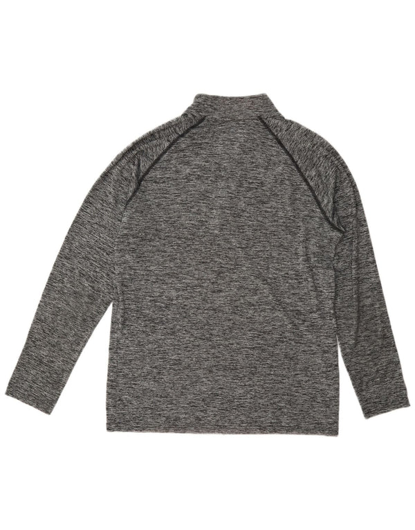 Under Armour Mens Heat Gear Pullover Tracksuit Top Small Grey Flecked