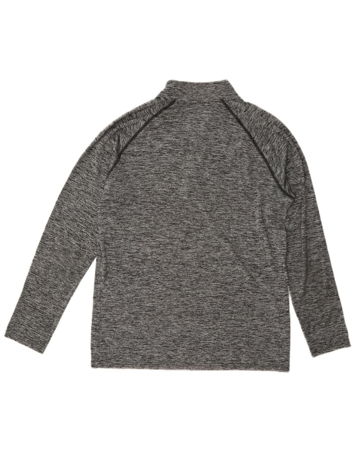 Under Armour Mens Heat Gear Pullover Tracksuit Top Small Grey Flecked