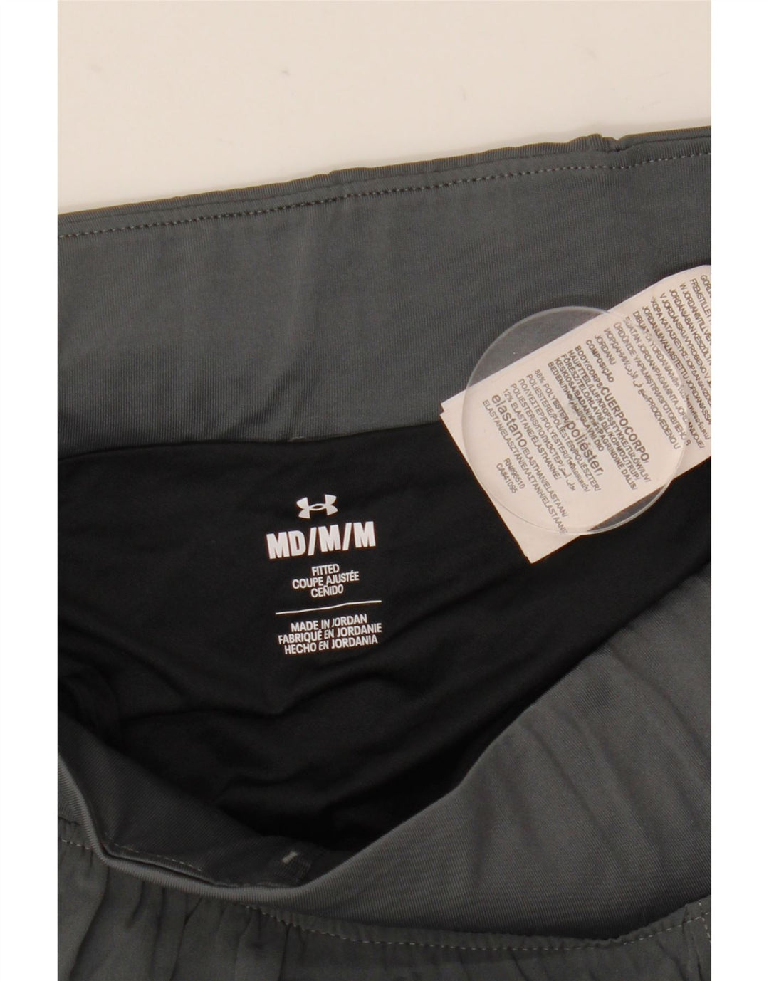 Under Armour Womens Sport Shorts UK 14 Medium Grey Polyester