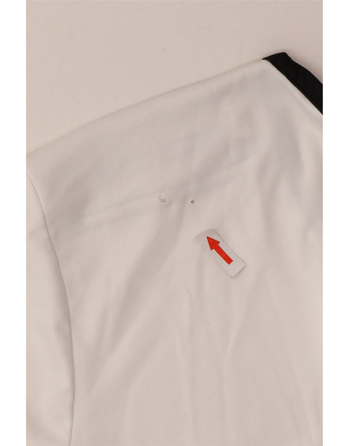 Adidas Mens Aeroready T-Shirt Top Medium White Colourblock Polyester