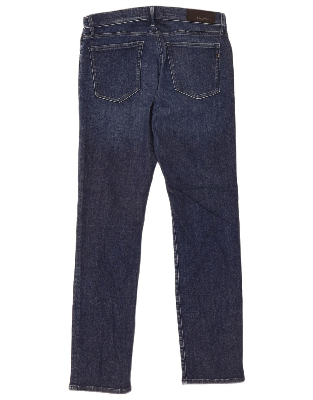 Replay Womens Vivy Slim Jeans W30 L30 Blue Cotton