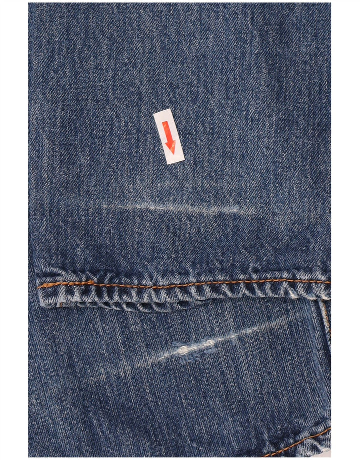 Levi's Mens Straight Jeans W30 L30 Blue Cotton