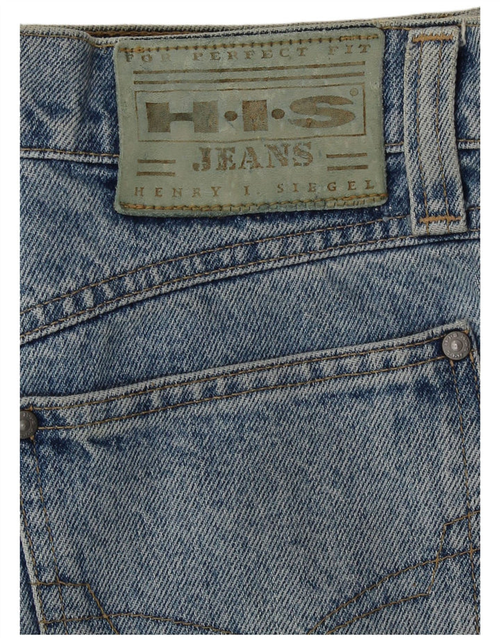 H.I.S Womens High Waist Jeans W30 L30 Blue