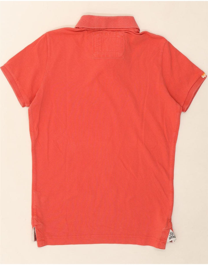 SUPERDRY Mens Polo Shirt Medium Red Cotton Vintage Superdry and Second-Hand Superdry from Messina Hembry 