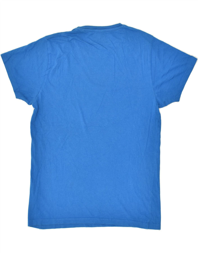 JACK & JONES Mens Graphic T-Shirt Top Medium Blue Cotton | Vintage Jack & Jones | Thrift | Second-Hand Jack & Jones | Used Clothing | Messina Hembry 
