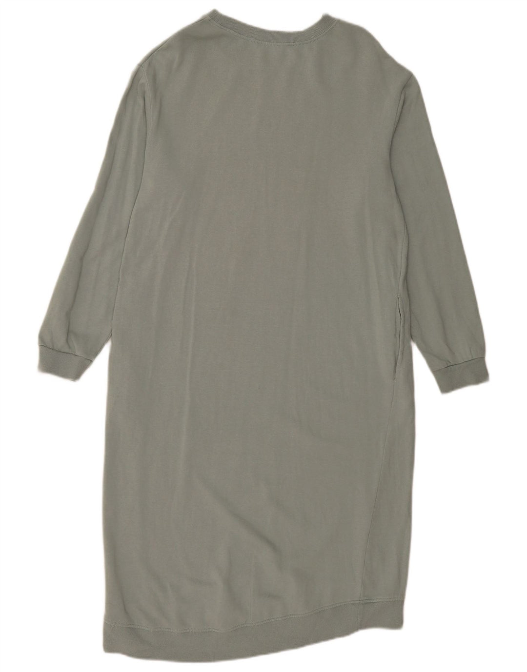 Zara Womens Sweatshirt Jumper Dress UK 14 Medium Grey