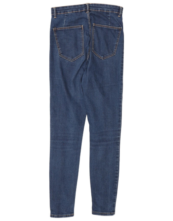 Zara Womens High Waist Skinny Jeans EU 40 Medium W30 L28 Blue