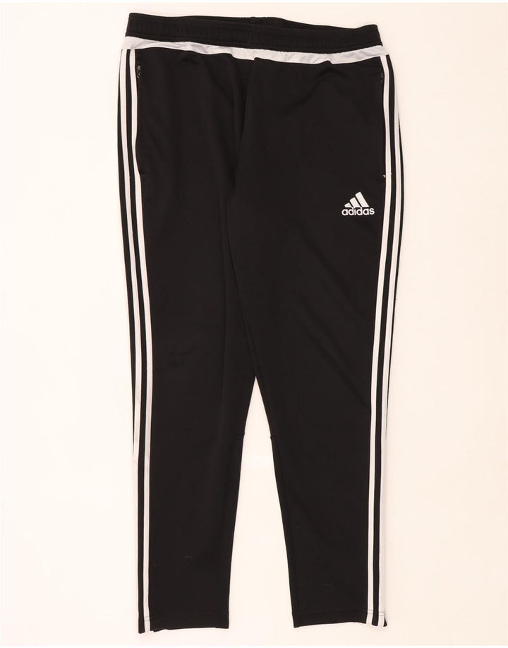 Adidas Mens Climacool Tracksuit Trousers XL Black Colourblock Polyester
