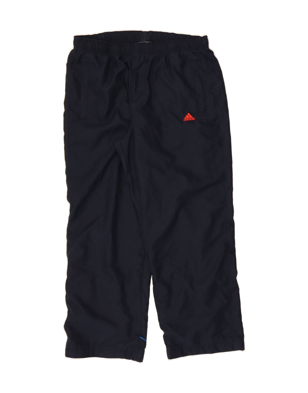ADIDAS Mens Tracksuit Trousers UK 44/46 Large Navy Blue Polyester Vintage Adidas and Second-Hand Adidas from Messina Hembry 