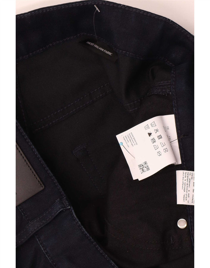 Hugo Boss Mens Slim Jeans W34 L34 Navy Blue Cotton