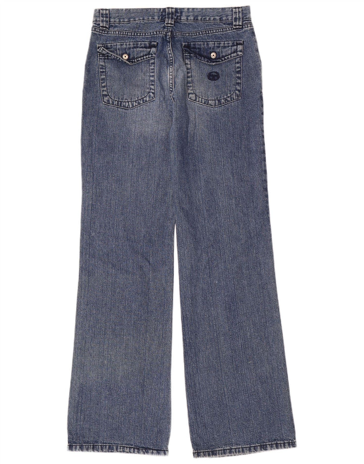 Sergio Tacchini Womens Bootcut Jeans W29 L35 Blue Cotton