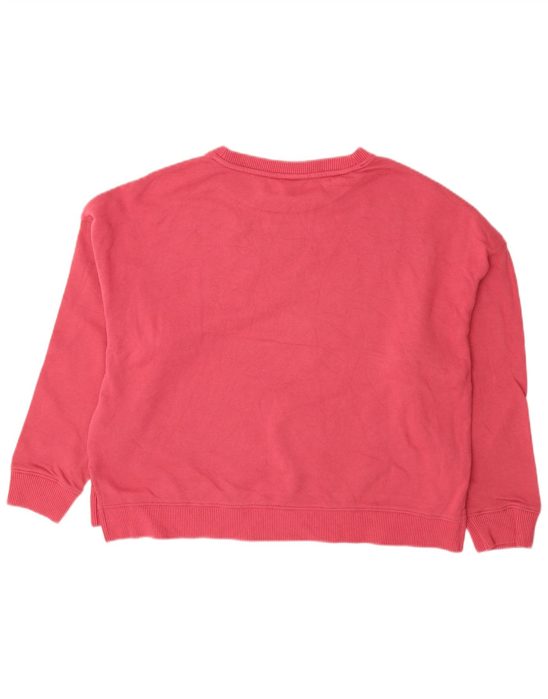 TOMMY HILFIGER Womens Graphic Sweatshirt Jumper UK 14 Medium Pink