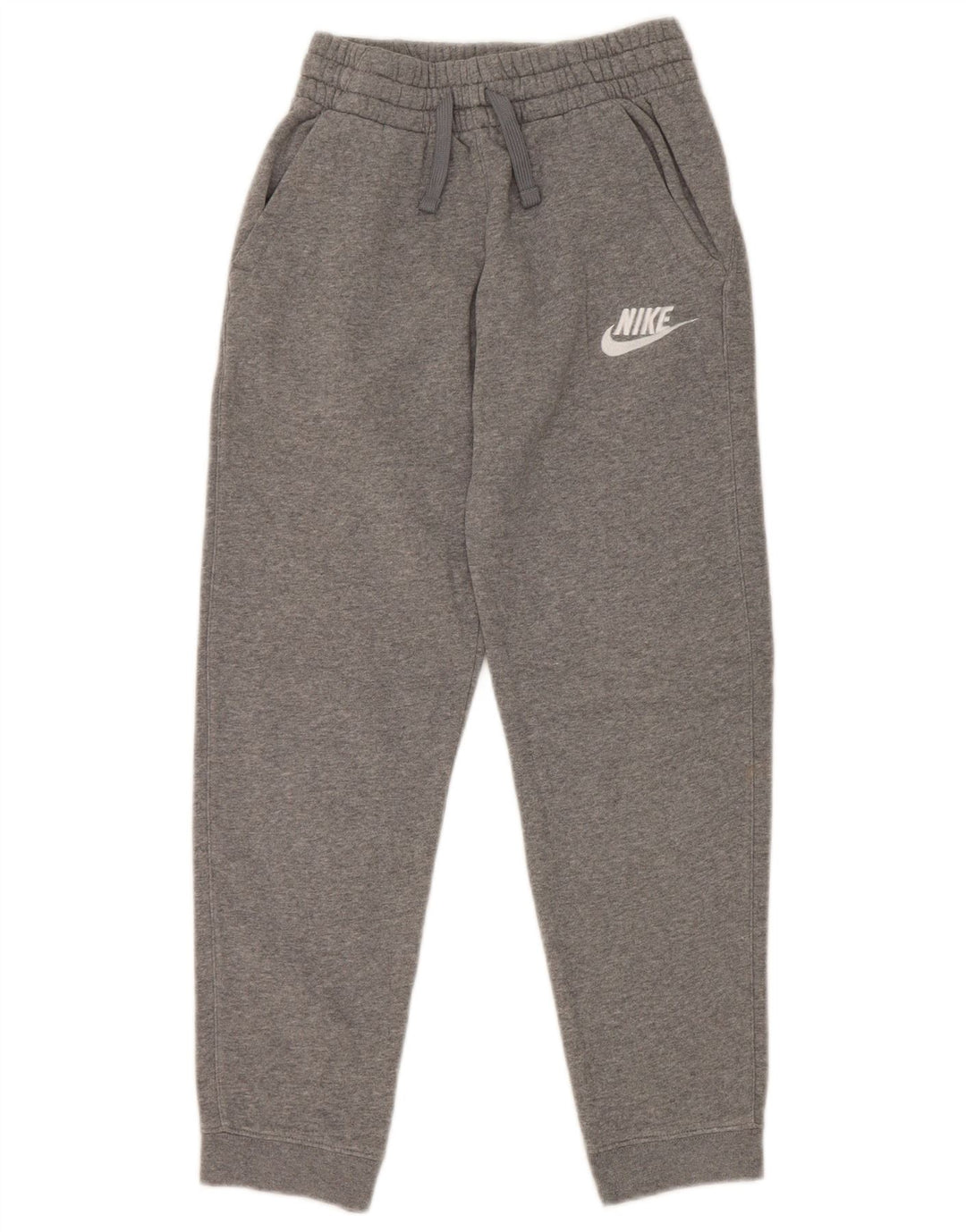 Nike Boys Tracksuit Trousers Joggers 10-11 Years Medium Grey Cotton