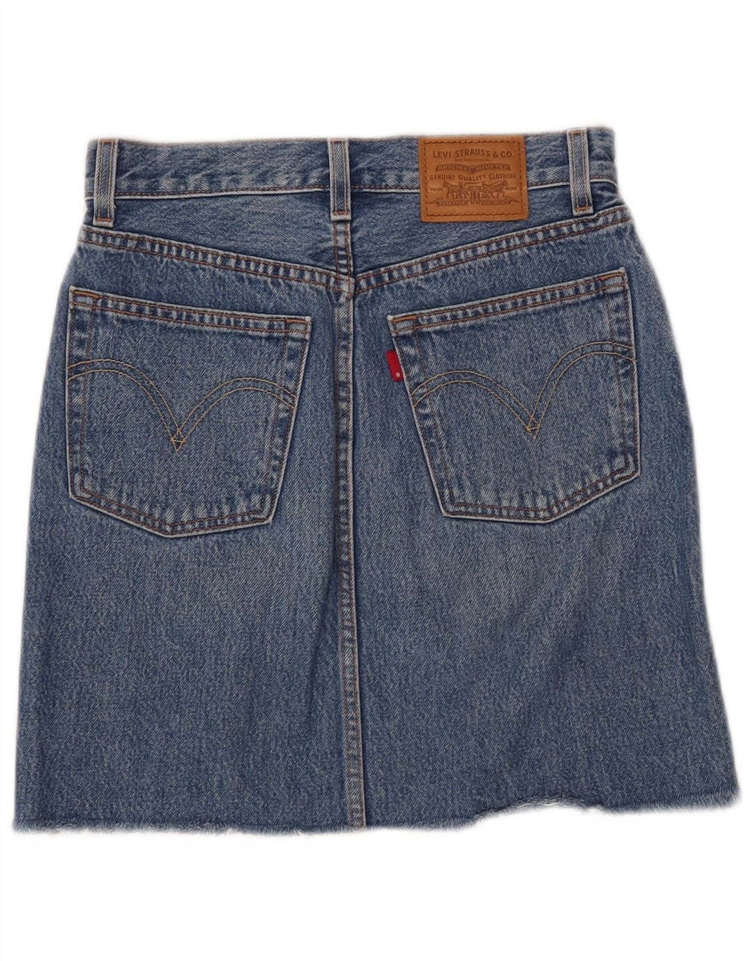 Levi's Womens Denim Skirt W25 XS Blue Cotton