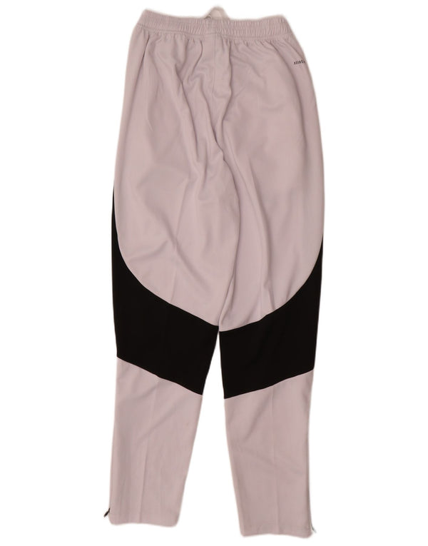 Adidas Womens Juventus Tracksuit Trousers UK 14 Large White Colourblock