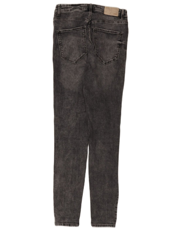 Zara Womens Skinny Jeans EU 38 Small W28 L28 Grey Cotton