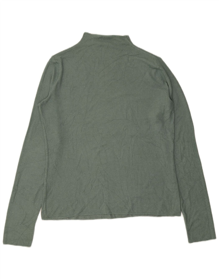Zara Womens Turtle Neck Jumper Sweater UK 16 Large Green
