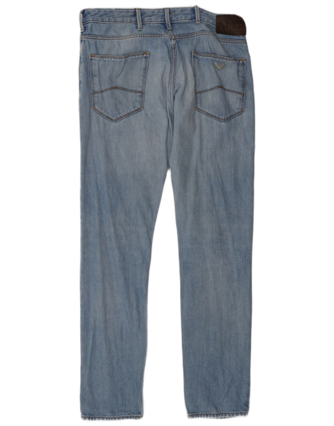 Armani Mens Slim Jeans W32 L30 Blue Cotton