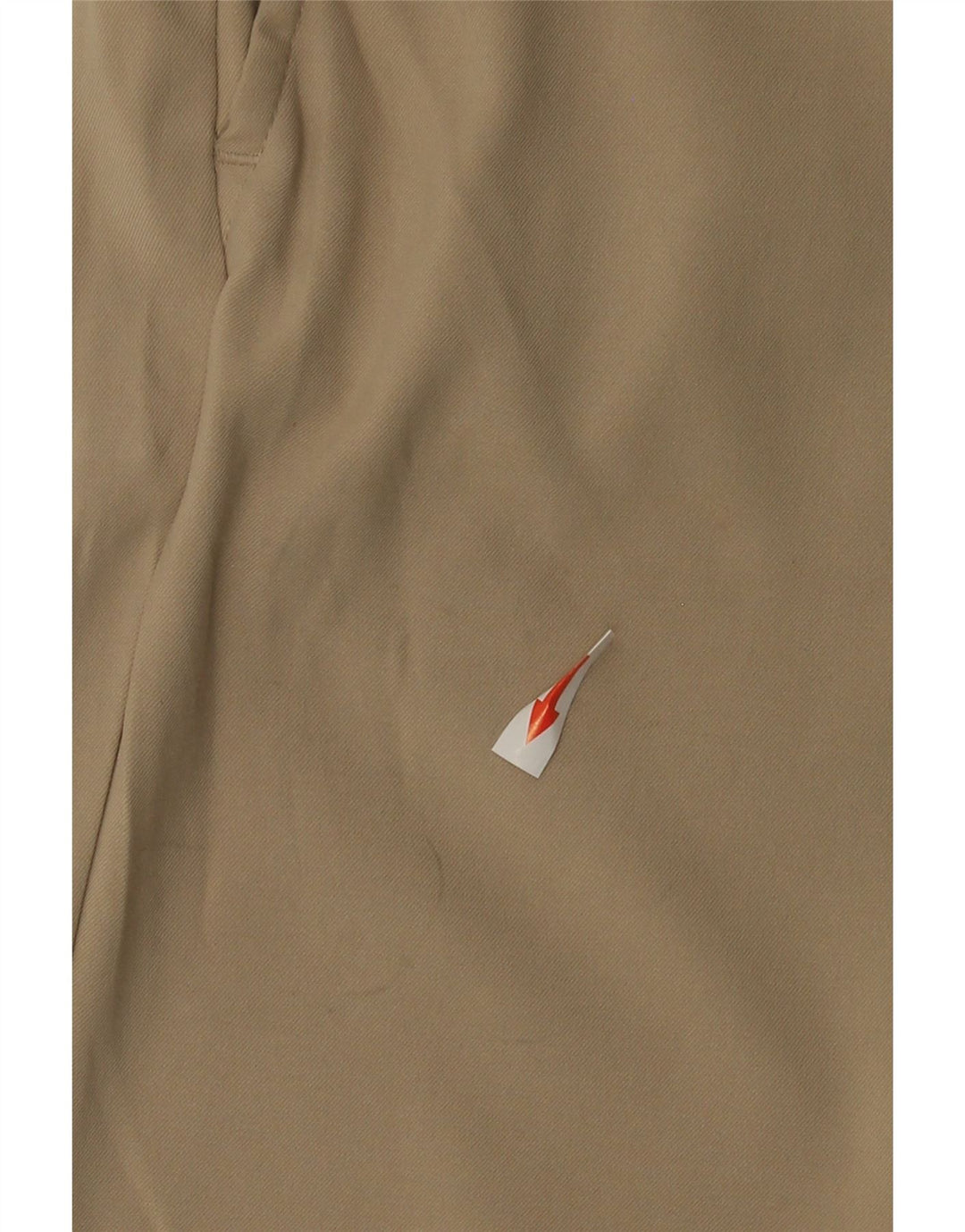 Izod Mens Chino Shorts W34 Large Beige Polyester