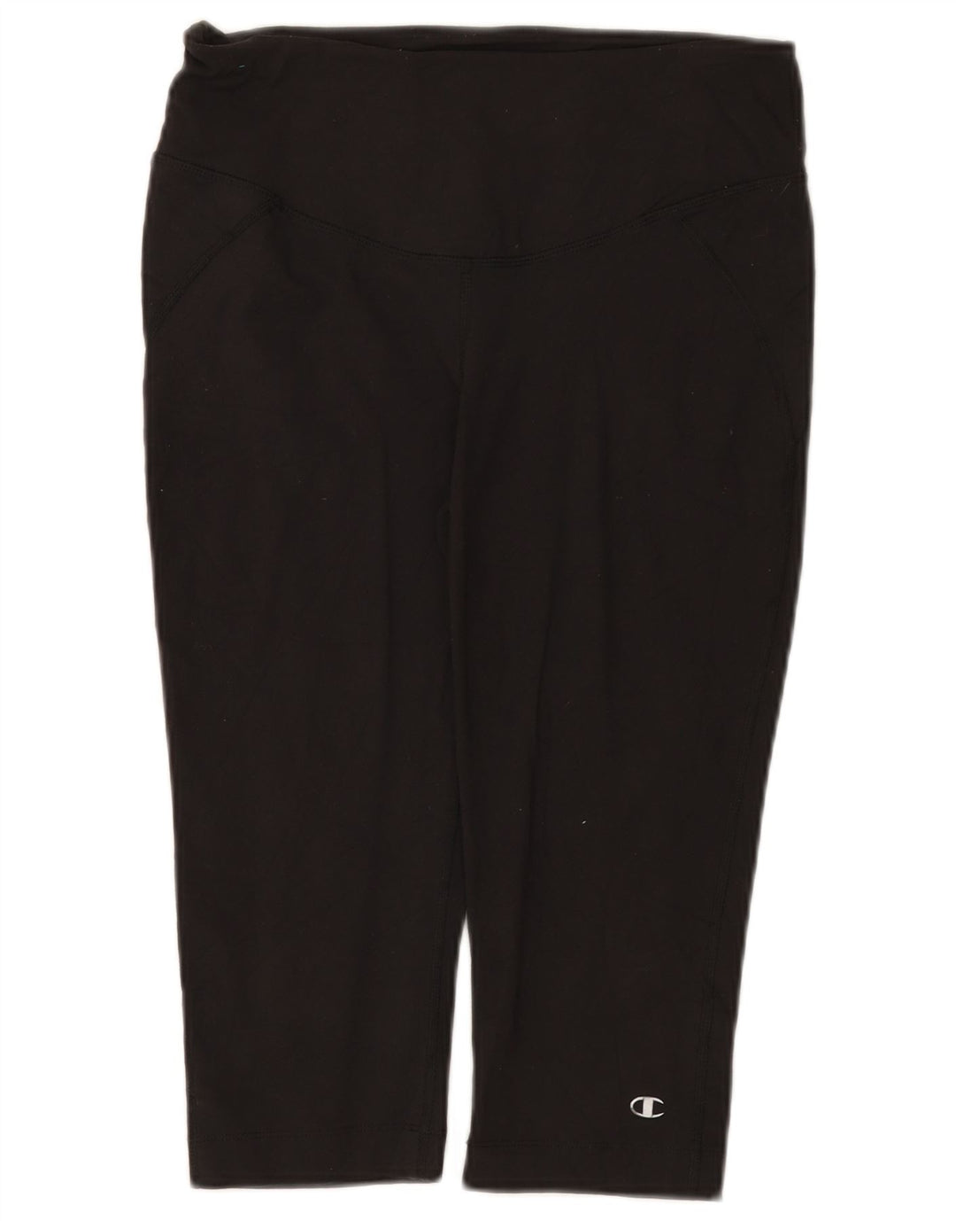 Champion Womens Capri Leggings UK 12 Medium Black Nylon
