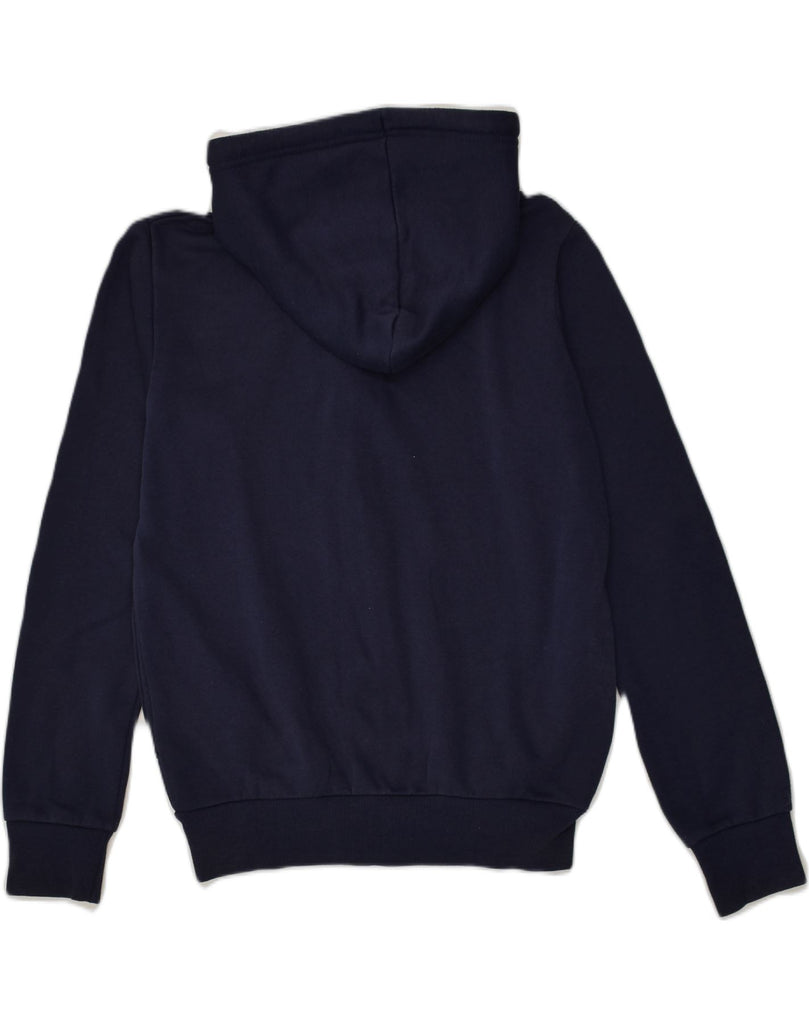 MCKENZIE Mens Zip Hoodie Sweater Small Navy Blue Cotton | Vintage Mckenzie | Thrift | Second-Hand Mckenzie | Used Clothing | Messina Hembry 