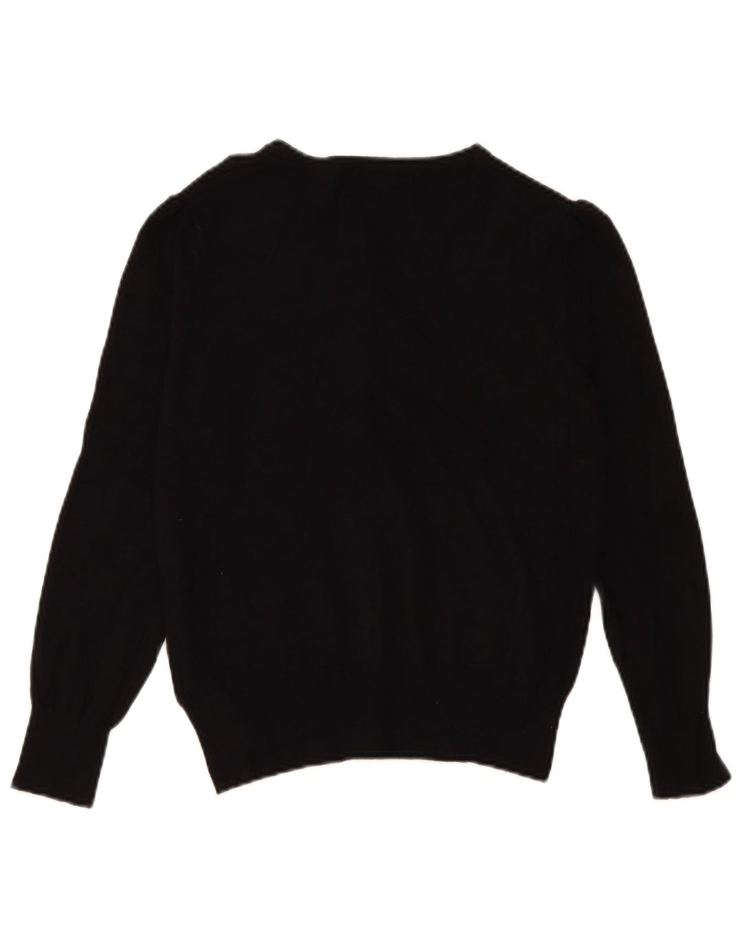 Marks & Spencer Womens Cardigan Sweater UK 14 Medium Black Viscose