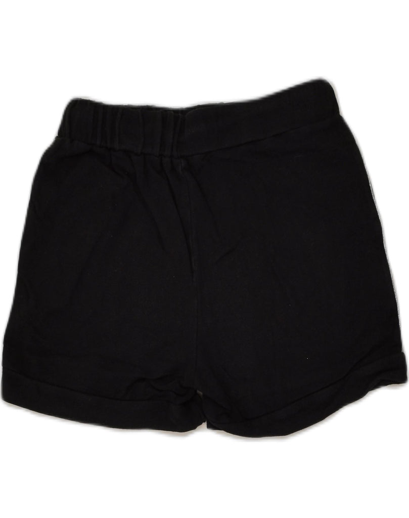 LIU JO Womens Sport Shorts UK 6 XS Black Cotton | Vintage Liu Jo | Thrift | Second-Hand Liu Jo | Used Clothing | Messina Hembry 