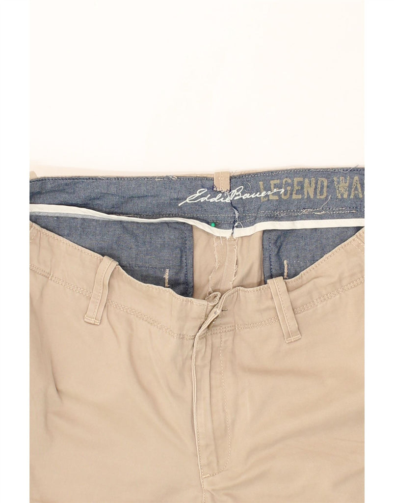 EDDIE BAUER Mens Straight Chino Trousers W32 L38 Beige Vintage Eddie Bauer and Second-Hand Eddie Bauer from Messina Hembry 