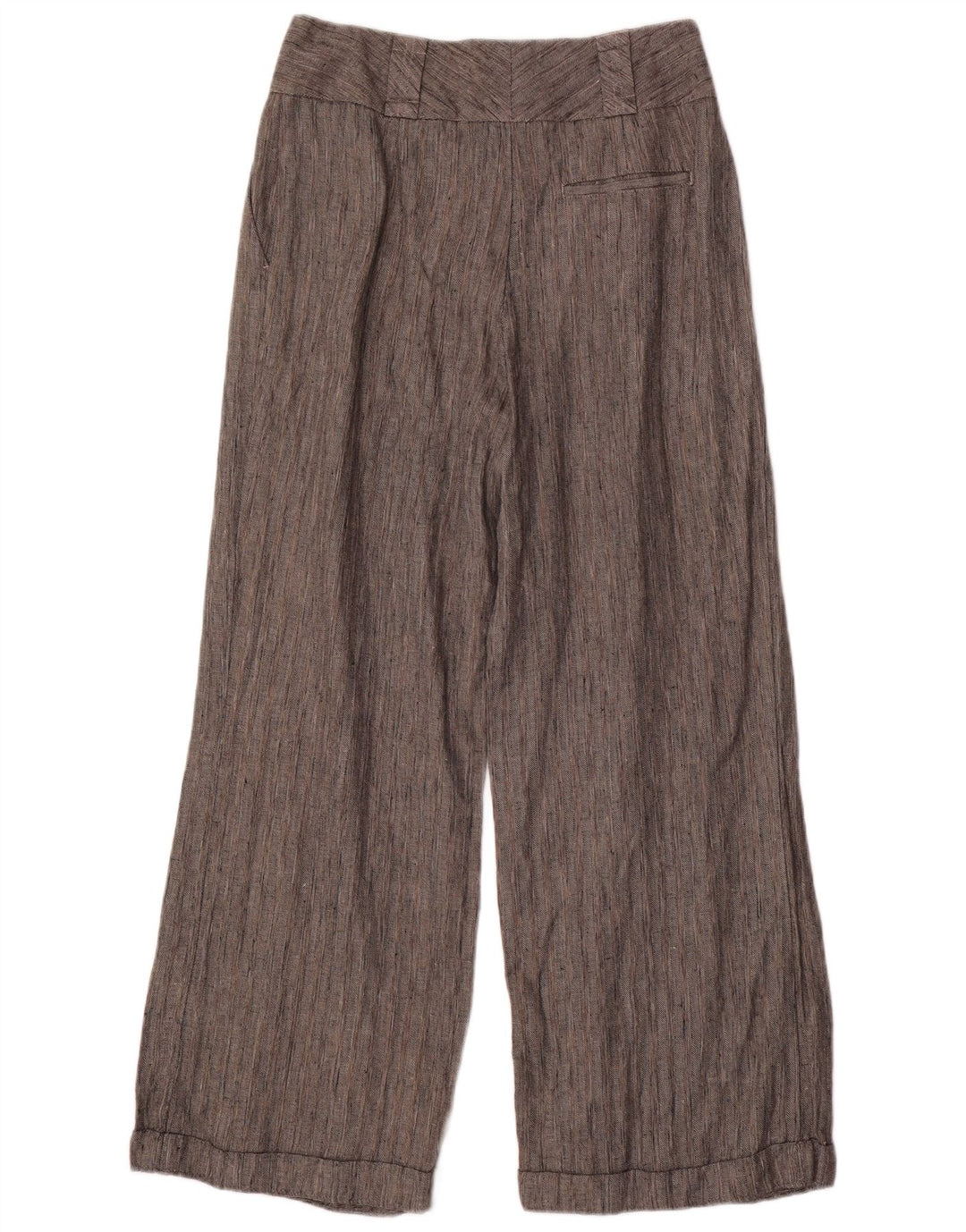 Marks & Spencer Womens Chino Trousers UK 12 Medium W30 L30 Black Flecked
