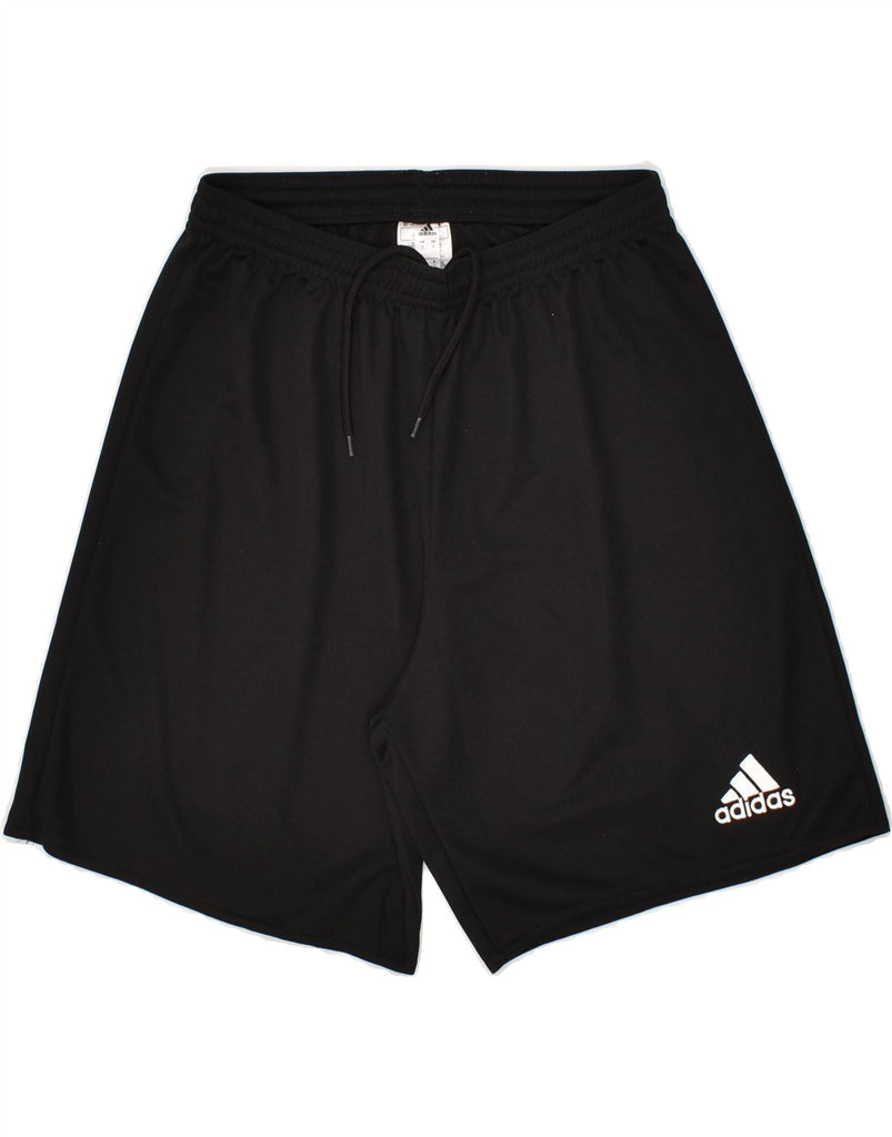 ADIDAS Mens Sport Shorts Small Black Polyester | Vintage Adidas | Thrift | Second-Hand Adidas | Used Clothing | Messina Hembry 